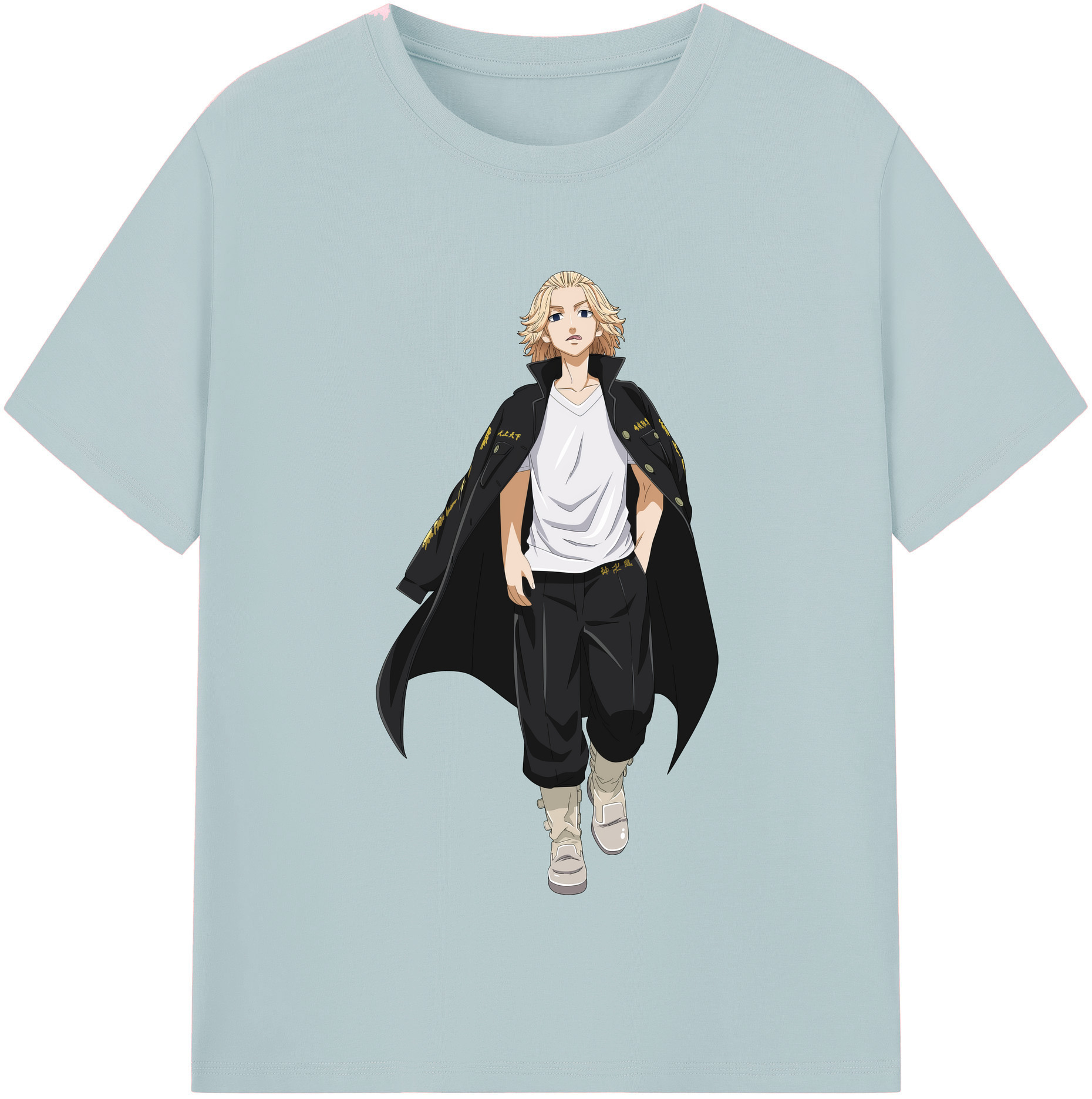（画像用） 東京リベンジャーズ Tokyo Revengers 綿100％半袖Tシャツ（フロントプリント）